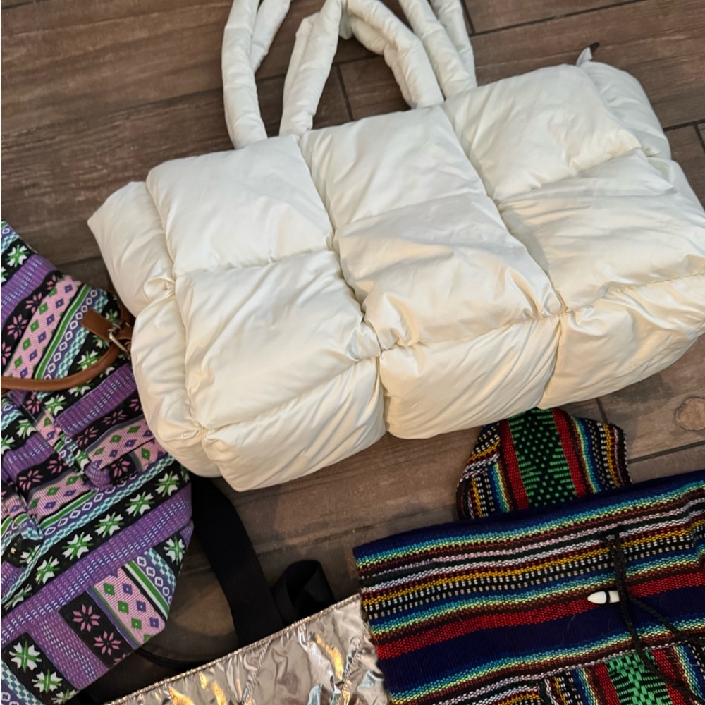 Multicolor Patterned Backpack/Tote Bag Bundle - image 6